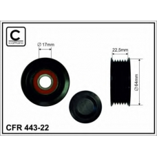 443-22 CAFFARO Паразитный / ведущий ролик, поликлиновой ремень