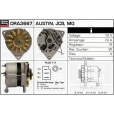 DRA3667 DELCO REMY Генератор