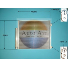 16-8920 AUTO AIR GLOUCESTER Конденсатор, кондиционер