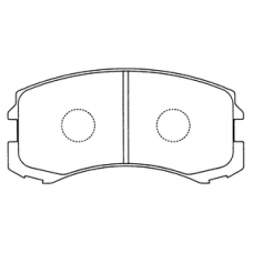 PN-3462 JNBK Колодки тормозные