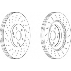 DDF1582 FERODO Тормозной диск