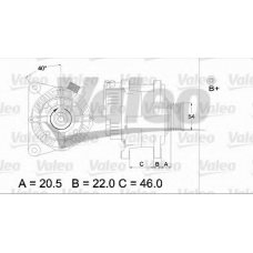 437193 VALEO Генератор