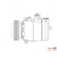 8FK 351 132-081 HELLA Компрессор, кондиционер