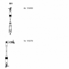 931 BREMI Комплект проводов зажигания