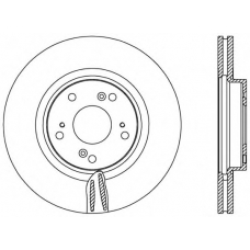 BDR2556.20 OPEN PARTS Тормозной диск