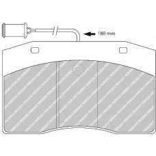 FCV801 FERODO Комплект тормозных колодок, дисковый тормоз