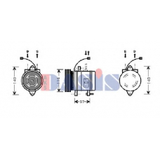 850765N AKS DASIS Компрессор, кондиционер