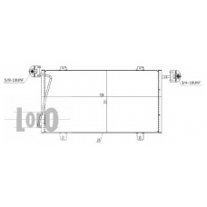 037-016-0040 LORO Конденсатор, кондиционер