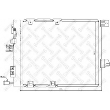 10-45015-SX STELLOX Конденсатор, кондиционер