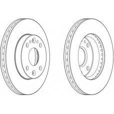 DDF1391-1 FERODO Тормозной диск