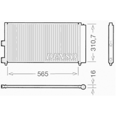 DCN09070 DENSO Конденсатор, кондиционер