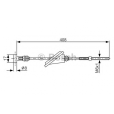 1 987 477 794 BOSCH Трос, стояночная тормозная система