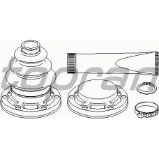 501 319 TOPRAN Комплект пылника, приводной вал