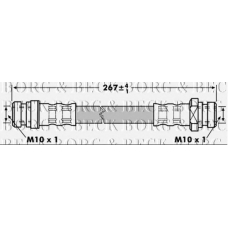 BBH7002 BORG & BECK Тормозной шланг