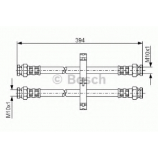 1 987 481 118 BOSCH Тормозной шланг