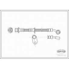19035732 CORTECO Тормозной шланг
