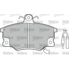 598133 VALEO Комплект тормозных колодок, дисковый тормоз