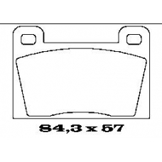 BL1094A1 FTE Колодки тормозные