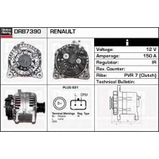 DRB7390 DELCO REMY Генератор