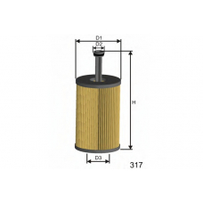 LM559 MISFAT Масляный фильтр