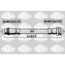 6600015 SASIC Тормозной шланг