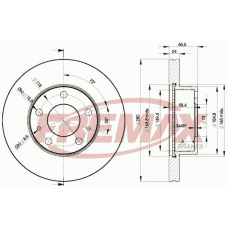 BD-4681 FREMAX Тормозной диск