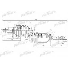 PDS0378 PATRON Приводной вал