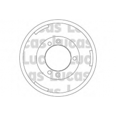 DB4039 TRW Тормозной барабан