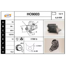 HO9003 SNRA Стартер