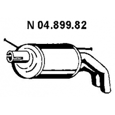 04.899.82 EBERSPACHER Глушитель выхлопных газов конечный