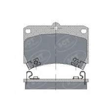 SP 131 SCT Комплект тормозных колодок, дисковый тормоз