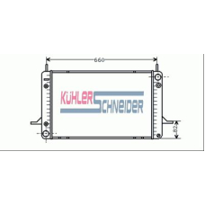 1822901 KUHLER SCHNEIDER Радиатор, охлаждение двигател