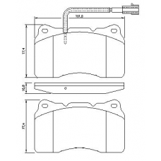 0 986 494 067 BOSCH Комплект тормозных колодок, дисковый тормоз