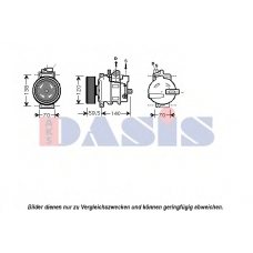 850068N AKS DASIS Компрессор, кондиционер