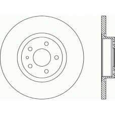 BDR1661.10 OPEN PARTS Тормозной диск