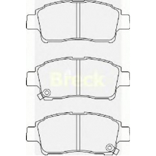 23348 00 701 10 BRECK Комплект тормозных колодок, дисковый тормоз