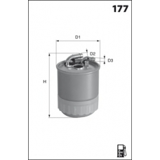 ELG5462 MECAFILTER Топливный фильтр