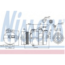 89054 NISSENS Компрессор, кондиционер