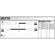 XC776 QUINTON HAZELL Комплект проводов зажигания