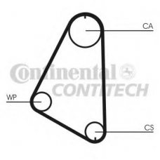 CT526 CONTITECH Ремень ГРМ