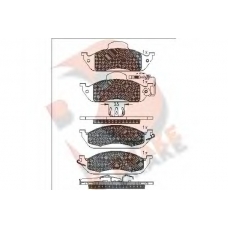 RB1276 R BRAKE Комплект тормозных колодок, дисковый тормоз