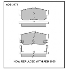 ADB3474 Allied Nippon Тормозные колодки