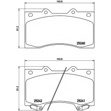 8DB 355 019-531 HELLA Комплект тормозных колодок, дисковый тормоз