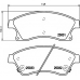 T1958 PAGID Комплект тормозных колодок, дисковый тормоз