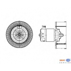 8EW 009 158-041 HELLA Вентилятор салона