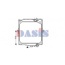 280110T AKS DASIS Радиатор, охлаждение двигател