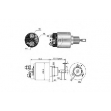 ZM775 ERA Тяговое реле, стартер