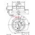 14464 E METZGER Тормозной диск