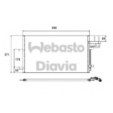 82D0226210MA WEBASTO Конденсатор, кондиционер