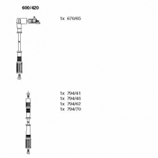 600/420 BREMI Комплект проводов зажигания